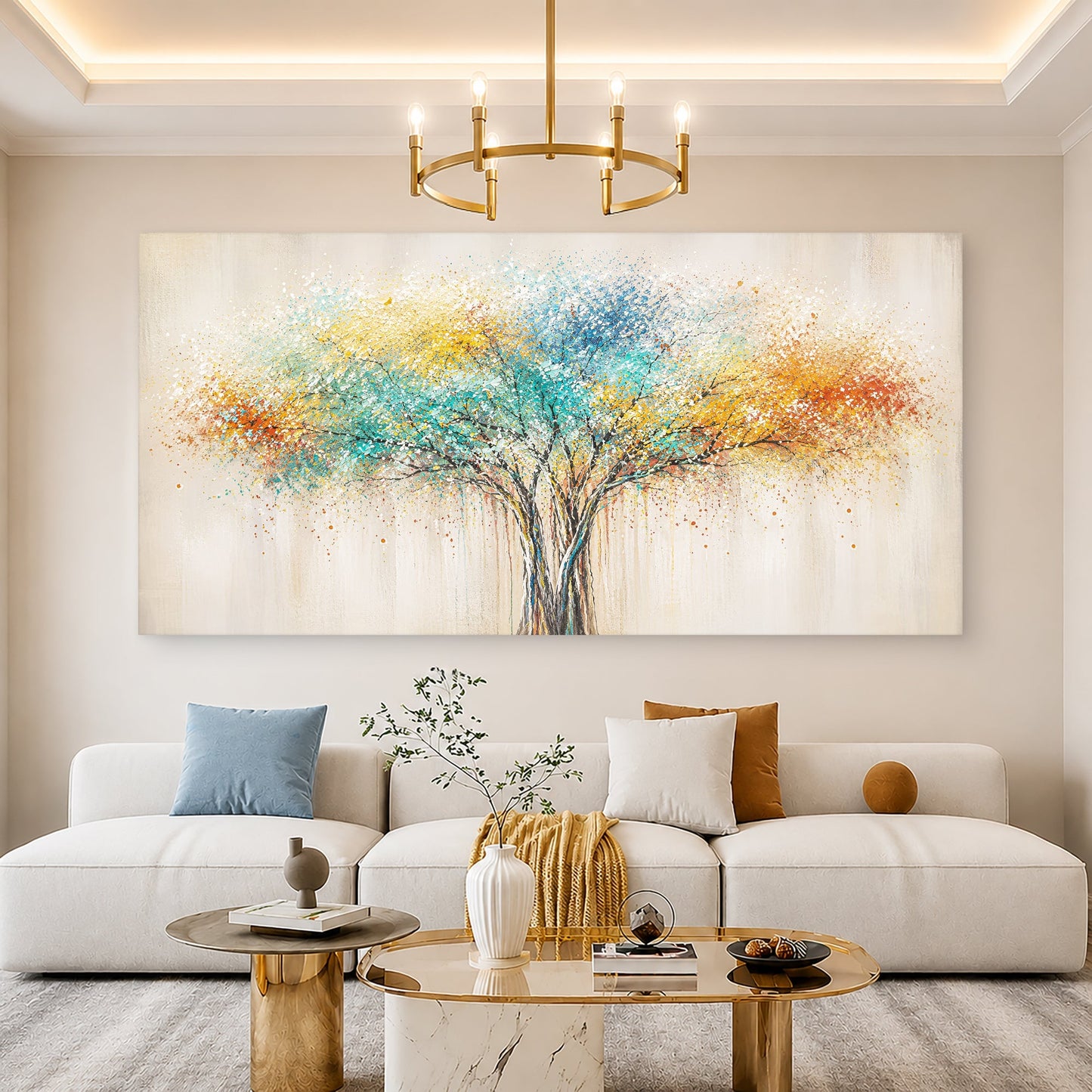 Colorful Tree - canvas