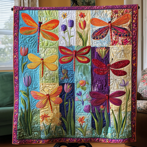 Colorful Wings Quilted Blanket - Baby (30" x 40")