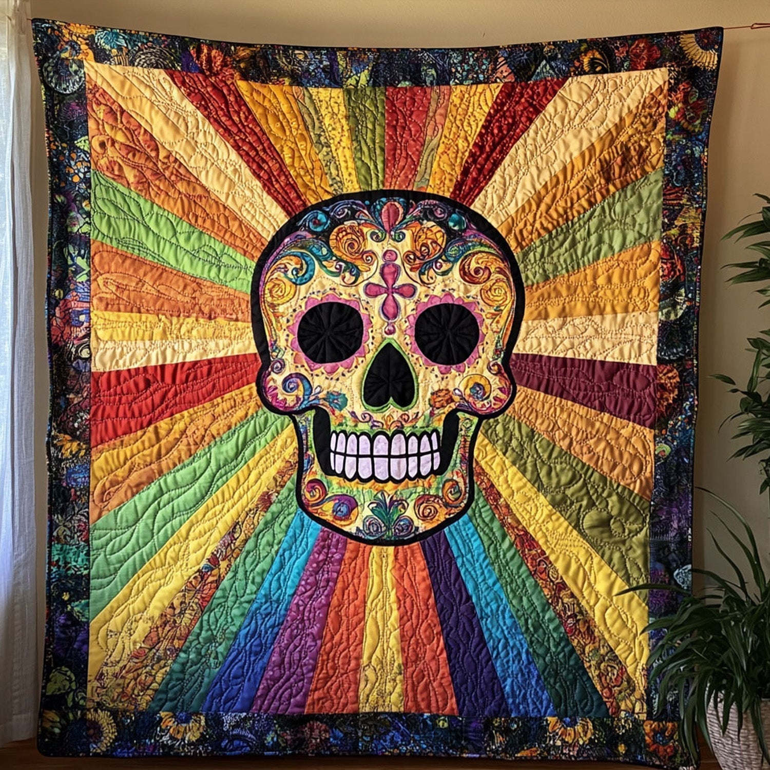 Colorwave Calm Quilted Blanket - Throw (55" x 60")