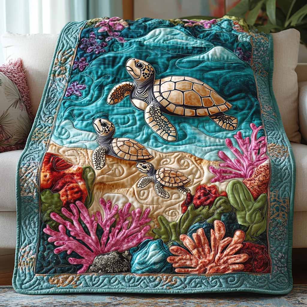 Coral Dream Quilted Blanket - Baby (30" x 40") - Pack 1