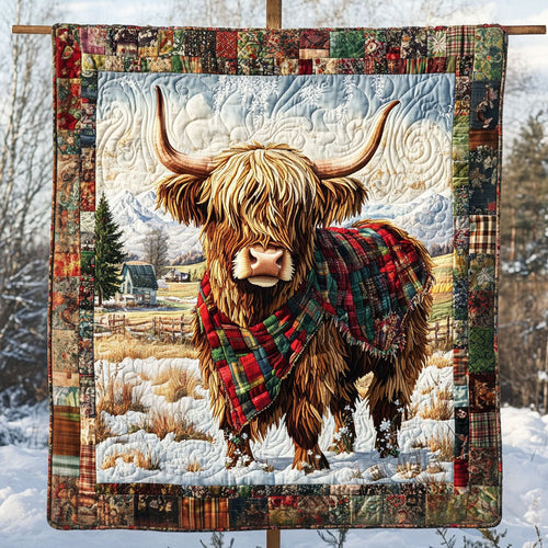 Countryside Calm Quilted Blanket - Throw (55" x 60")