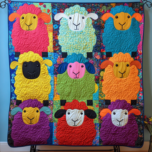 Cozy Cotswolds Quilted Blanket - Throw (55" x 60")