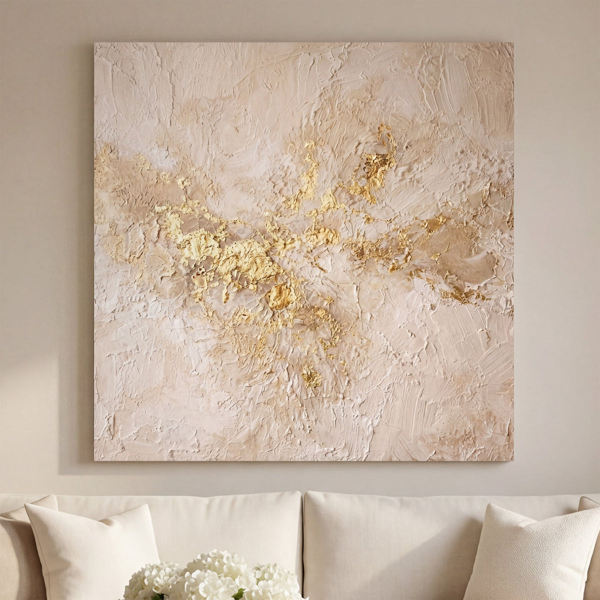 Cream & Gold Plaster