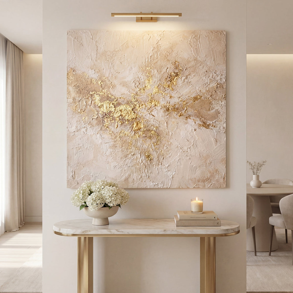 Cream & Gold Plaster
