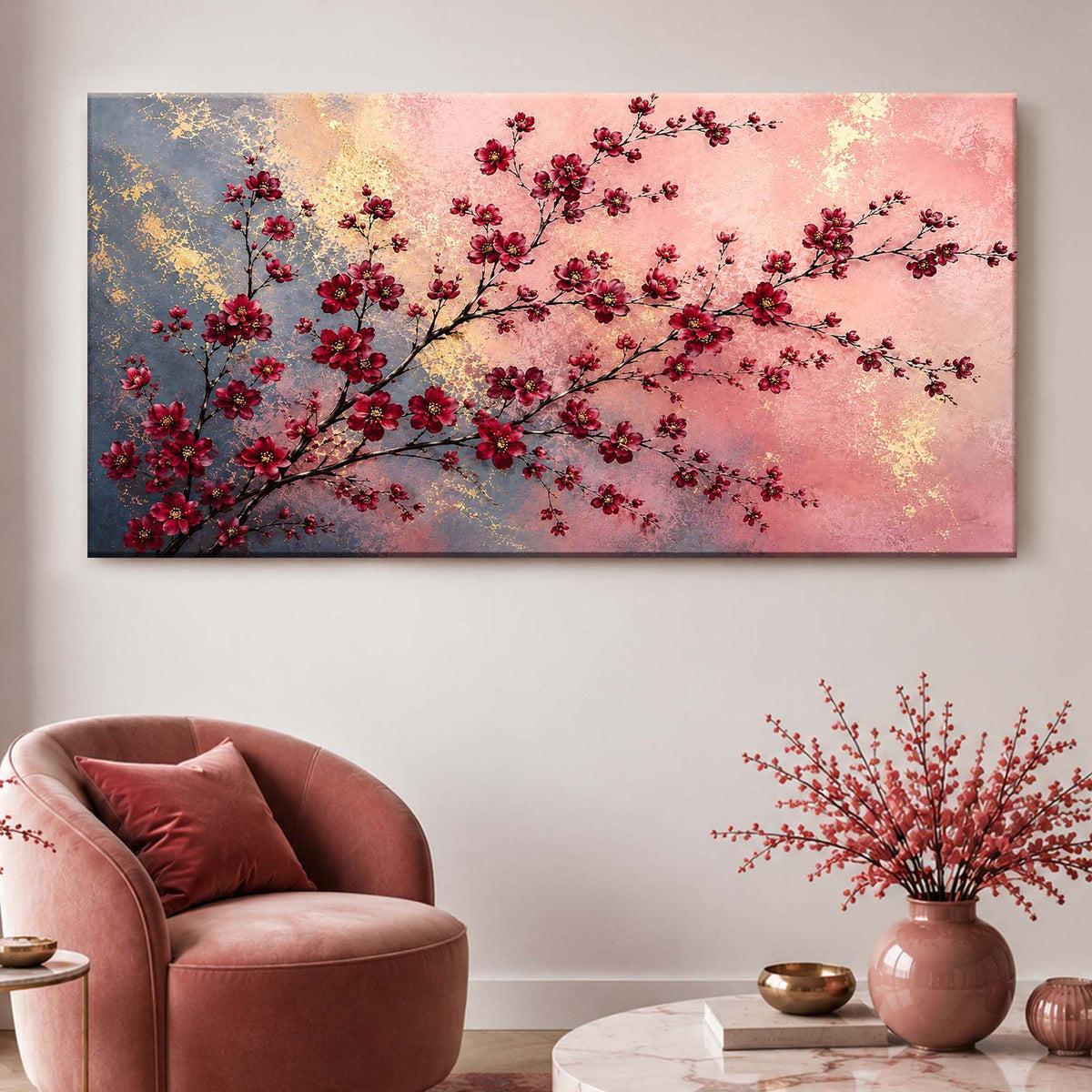 Crimson Blossoms