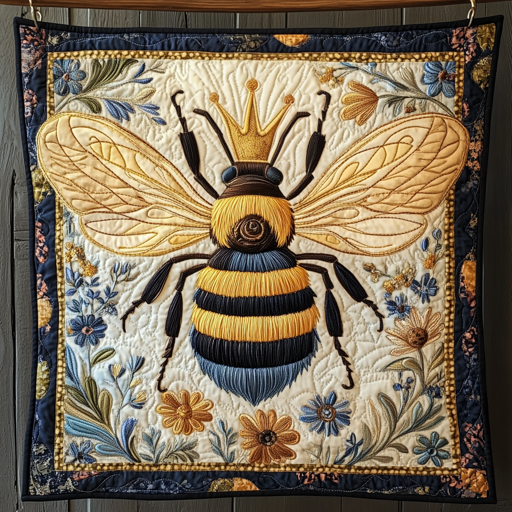 Crown Jewel Quilted Blanket - Throw (55" x 60")