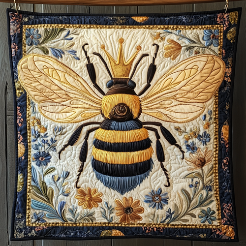Crown Jewel Quilted Blanket - Throw (55" x 60")