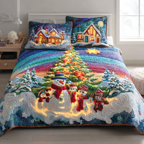 Crystal Morning 3-Piece Quilted Bedding Set - Single (59" x 70")