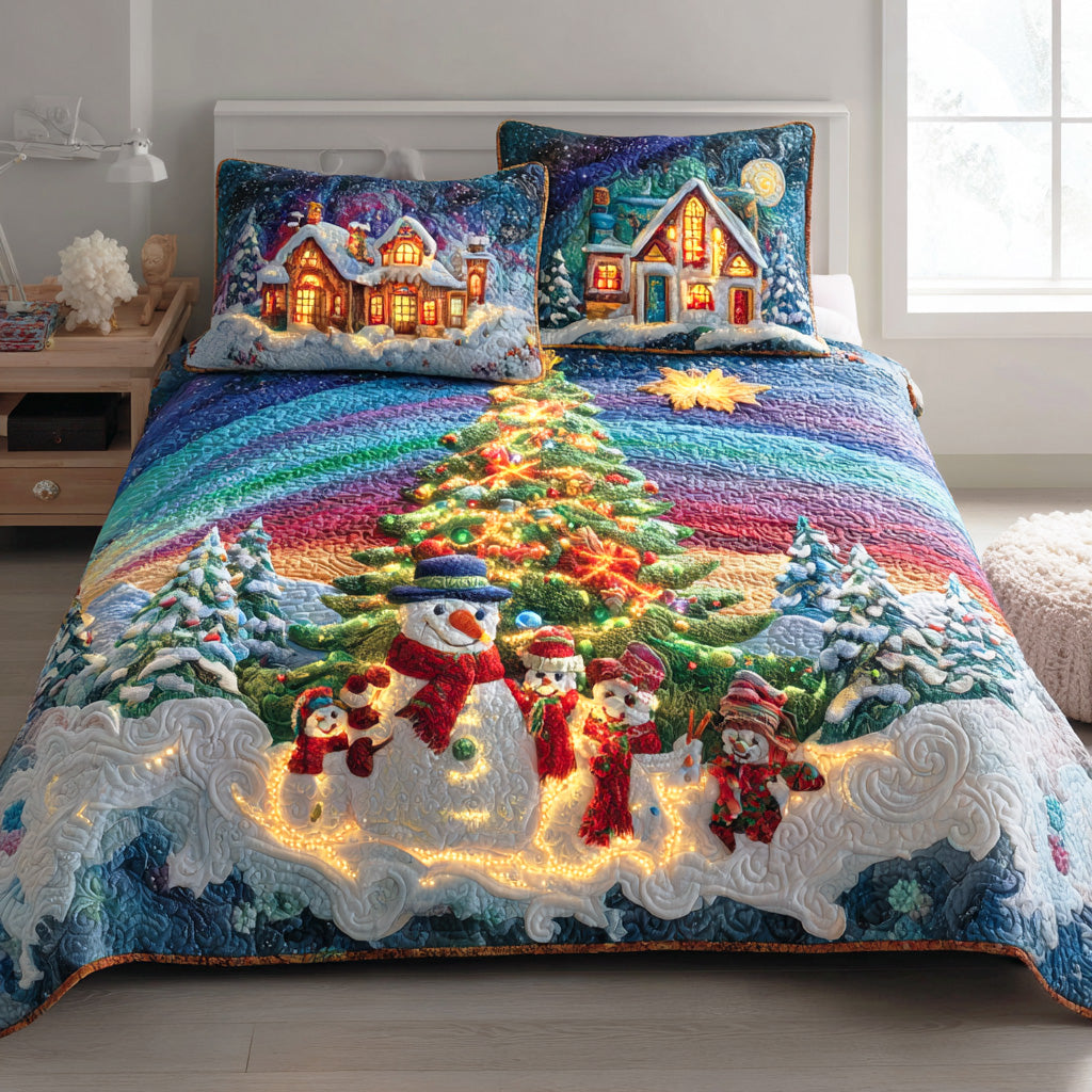Single (59'' x 70'') /Crystal Morning 3-Piece Quilted Bedding Set