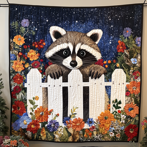Curious Climber Quilted Blanket - Throw (55" x 60")