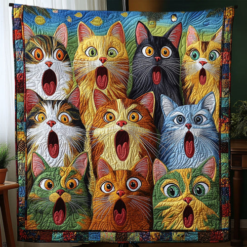 Curious Companions Quilted Blanket - Throw (55" x 60")