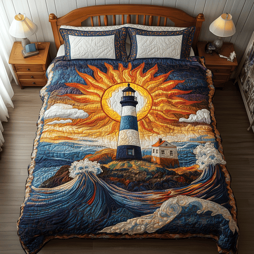 Daylight Watchtower 3-Piece Quilted Bedding Set - Single (59" x 70")