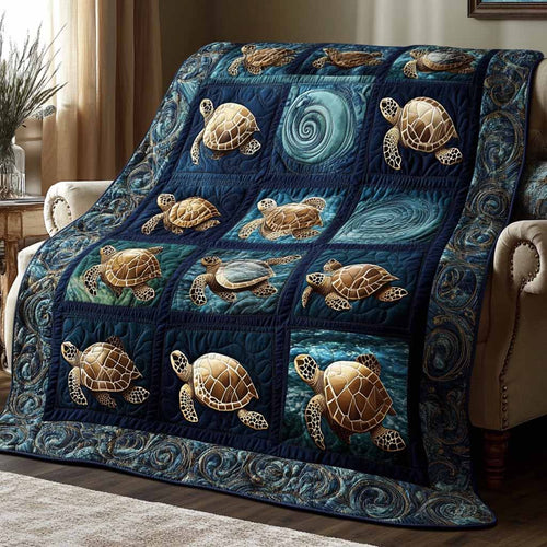 Deep Current Quilted Blanket - Baby (30" x 40") - Pack 1