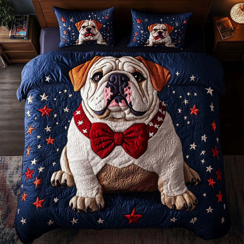 Defender Doggo 3-Piece Quited Bedding Set - Single (59" x 70")
