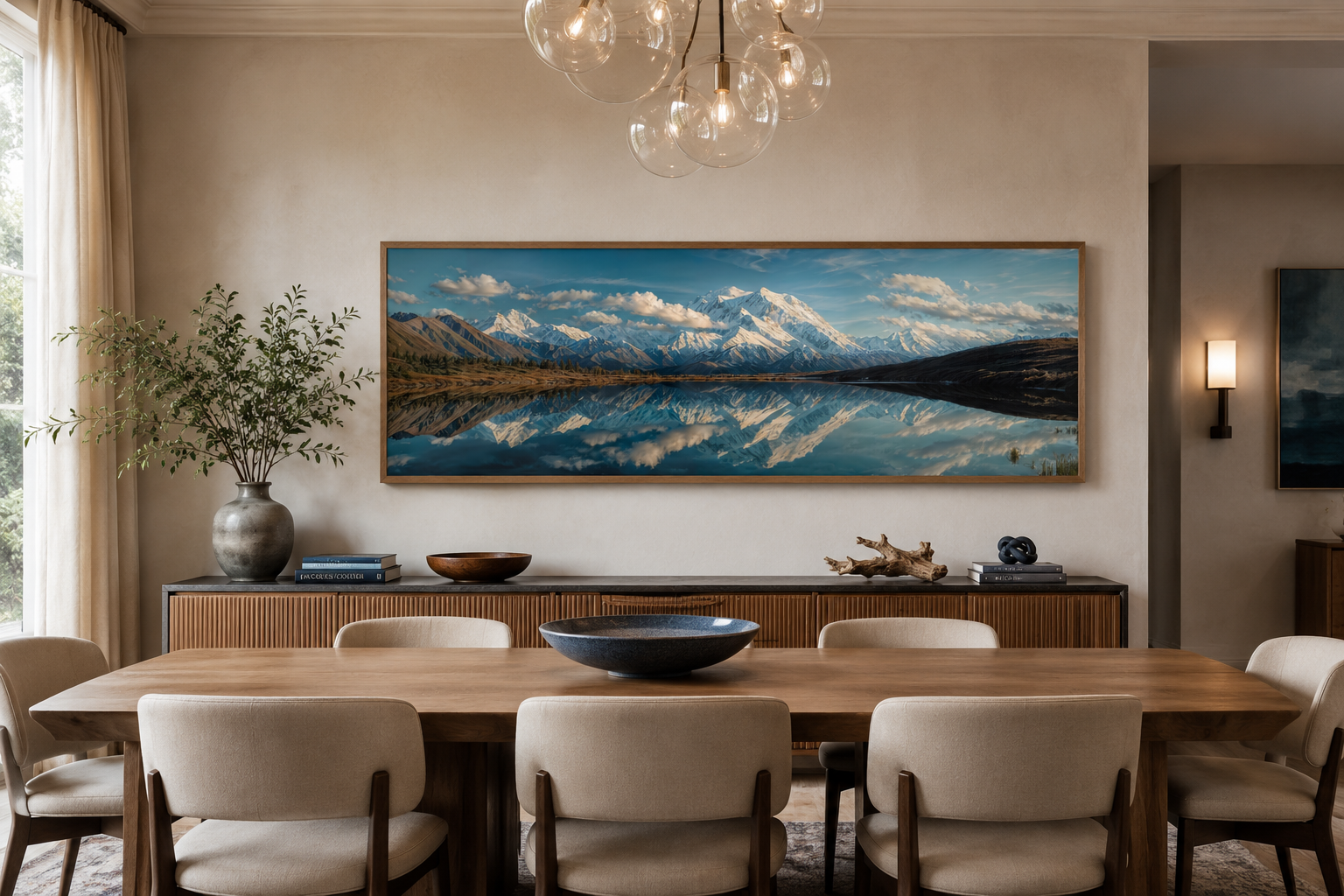 Denali National Park Wonder Lake Long Horizontal Wall Art