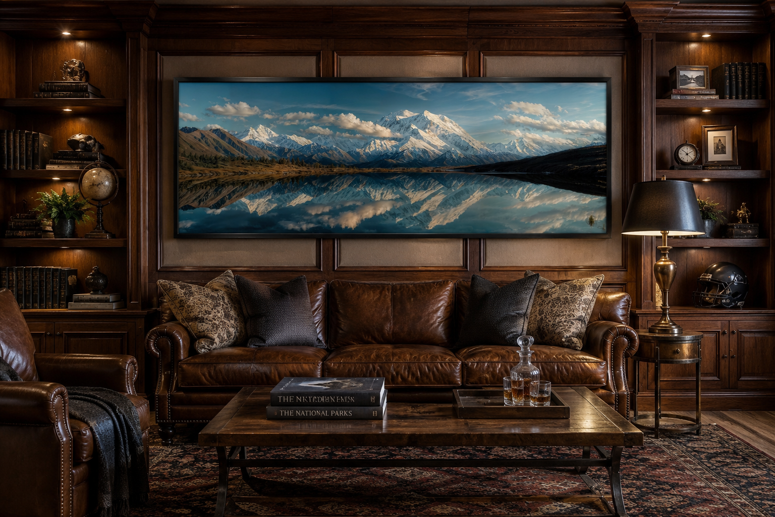 Denali National Park Wonder Lake Long Horizontal Wall Art