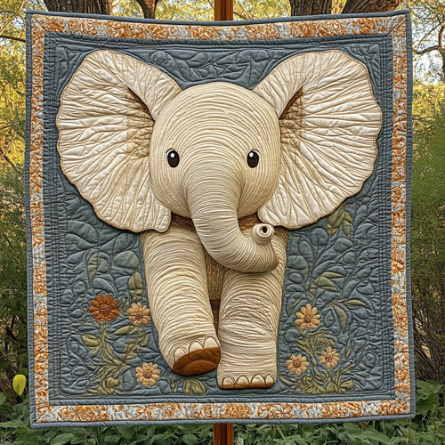 Desert Wanderer Quilted Blanket - Throw (55" x 60")