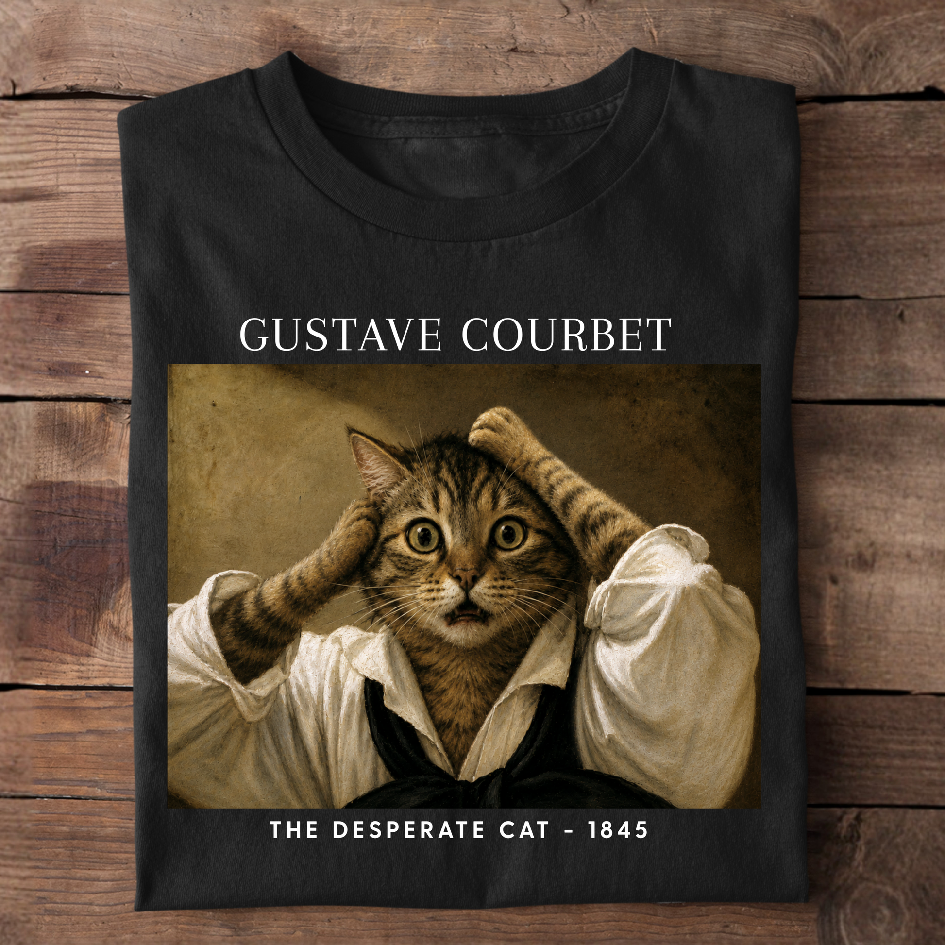 The Desperate Cat Basic Shirt Unisex
