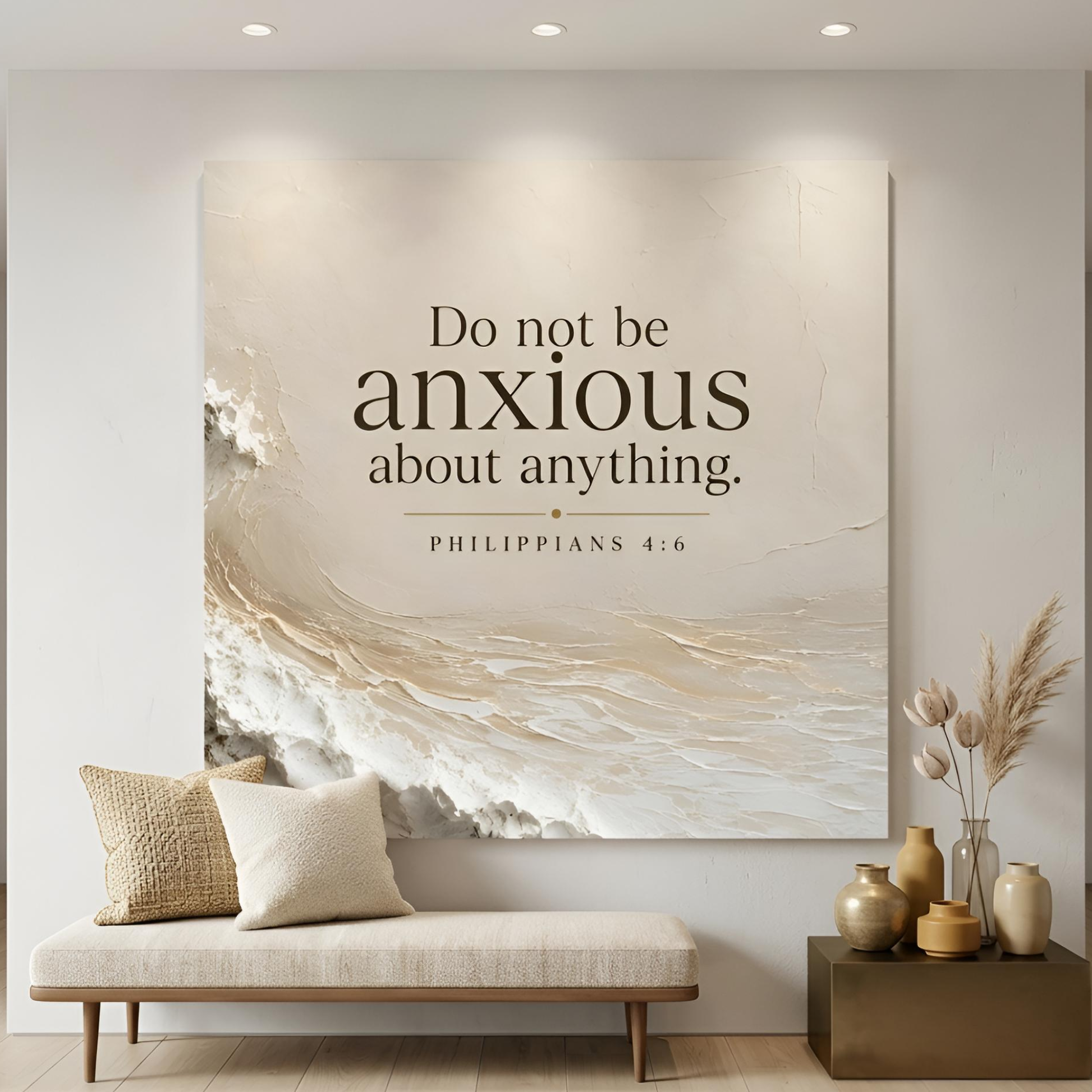 Do Not Be Anxious About Anything - Philippians 4:6