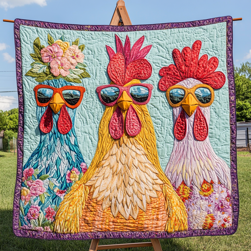 Down on the Farm Quilted Blanket - Throw (55" x 60")