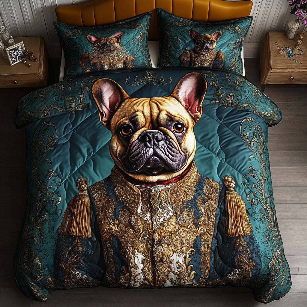 Duke of Bark 3-Piece Quilted Bedding Set - Single (59" x 70")