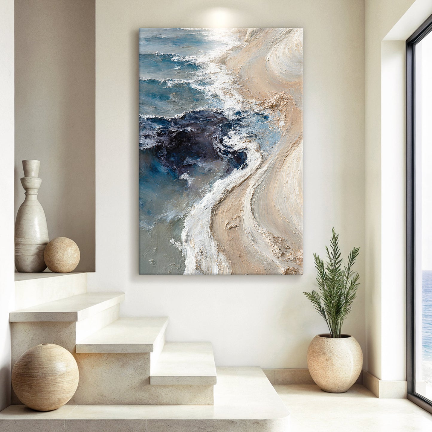 Coastal Drift Abstract Wall Art II