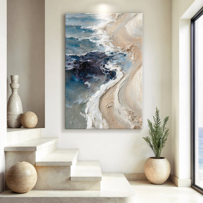 Coastal Drift Abstract Wall Art II