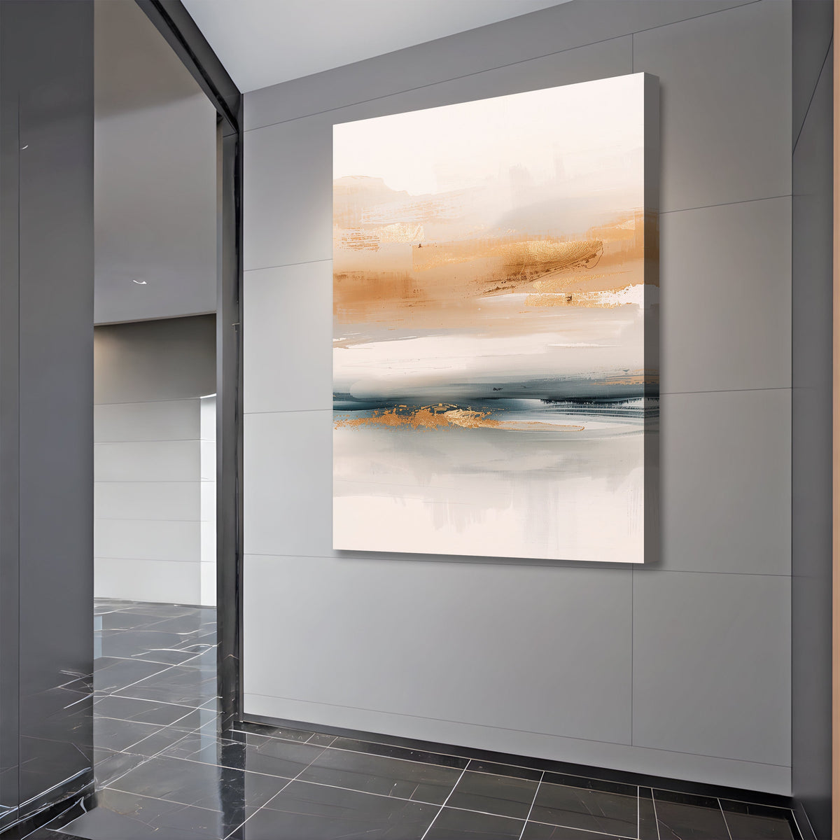Mild Horizon Abstract Wall Art