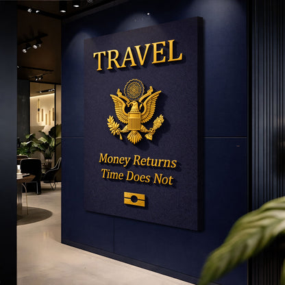 Travel Passport Wall Sign