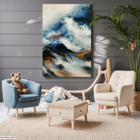 Blue Abstract Wall Art