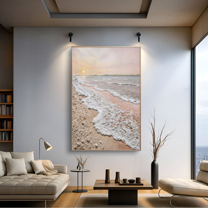 Pastel Waves Abstract Wall Art II