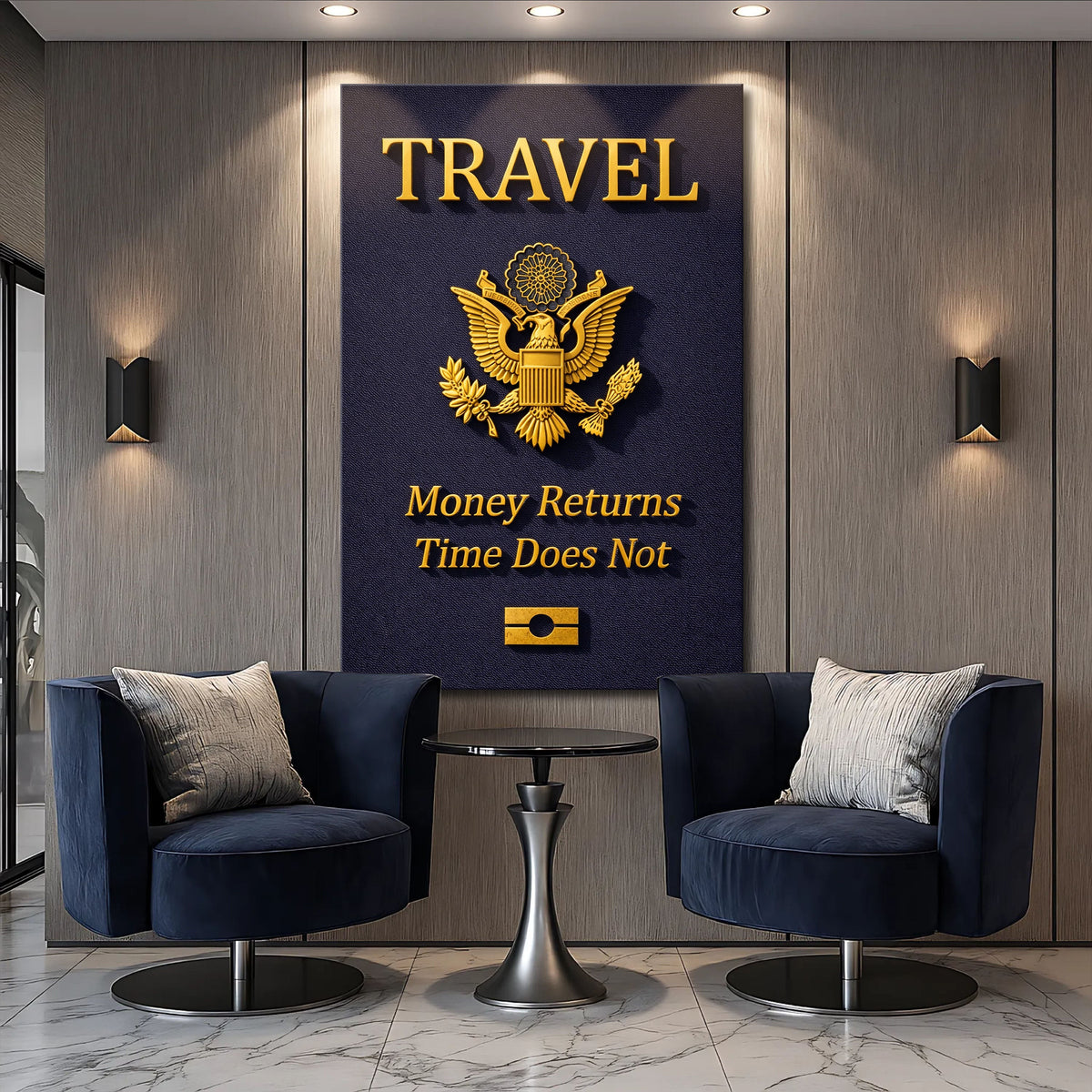 Travel Passport Wall Sign