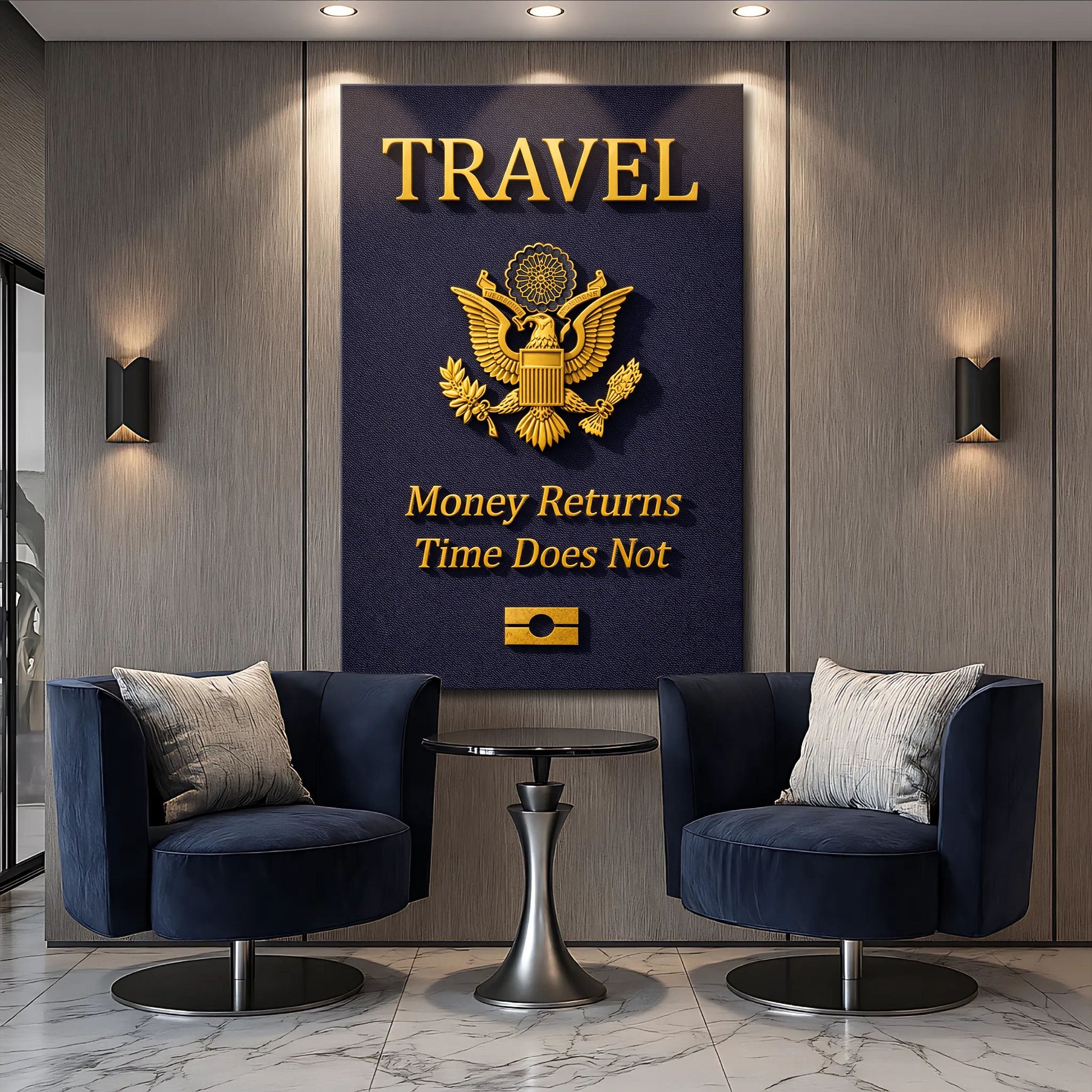 Travel Passport Wall Sign