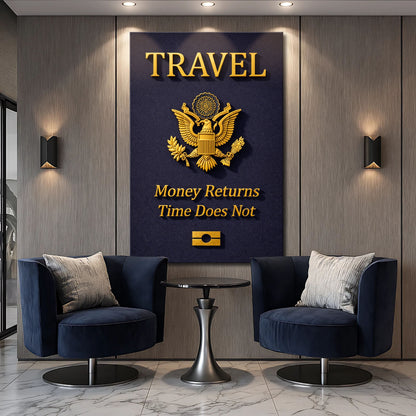 Travel Passport Wall Sign
