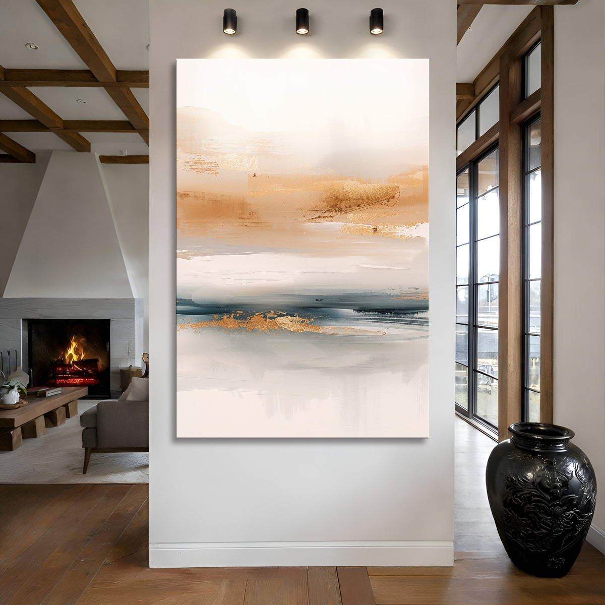 Mild Horizon Abstract Wall Art
