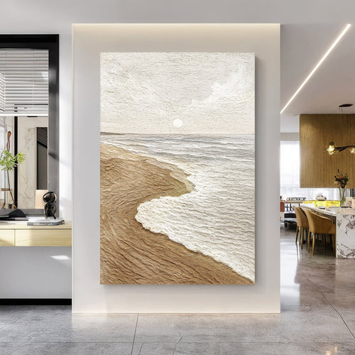 Calm Shoreline Abstract Wall Art