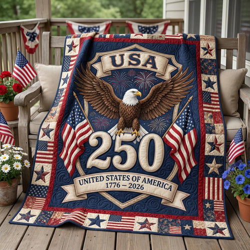 Eagle Nation Quilted Blanket - Baby (30" x 40") - Pack 1