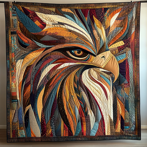 Eagle Native Quilted Blanket - Throw (55" x 60")