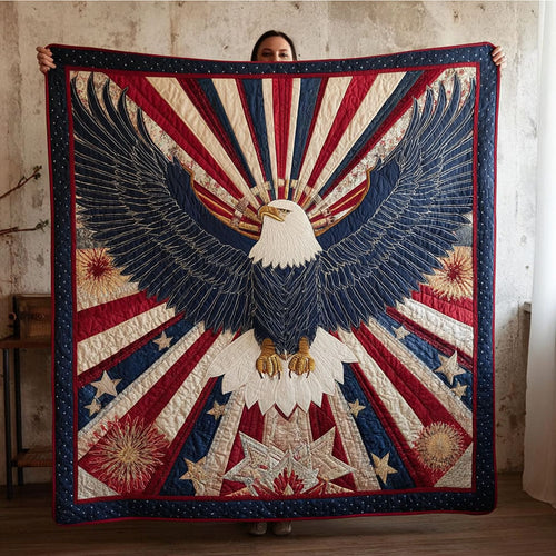 Eagle Presence Quilted Blanket - Baby (30" x 40") - Pack 1
