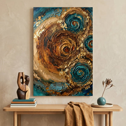 Earth Tone Swirl
