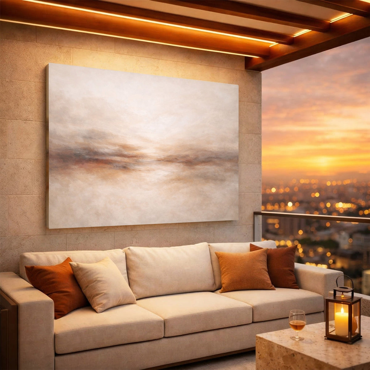 Earth Tones - canvas