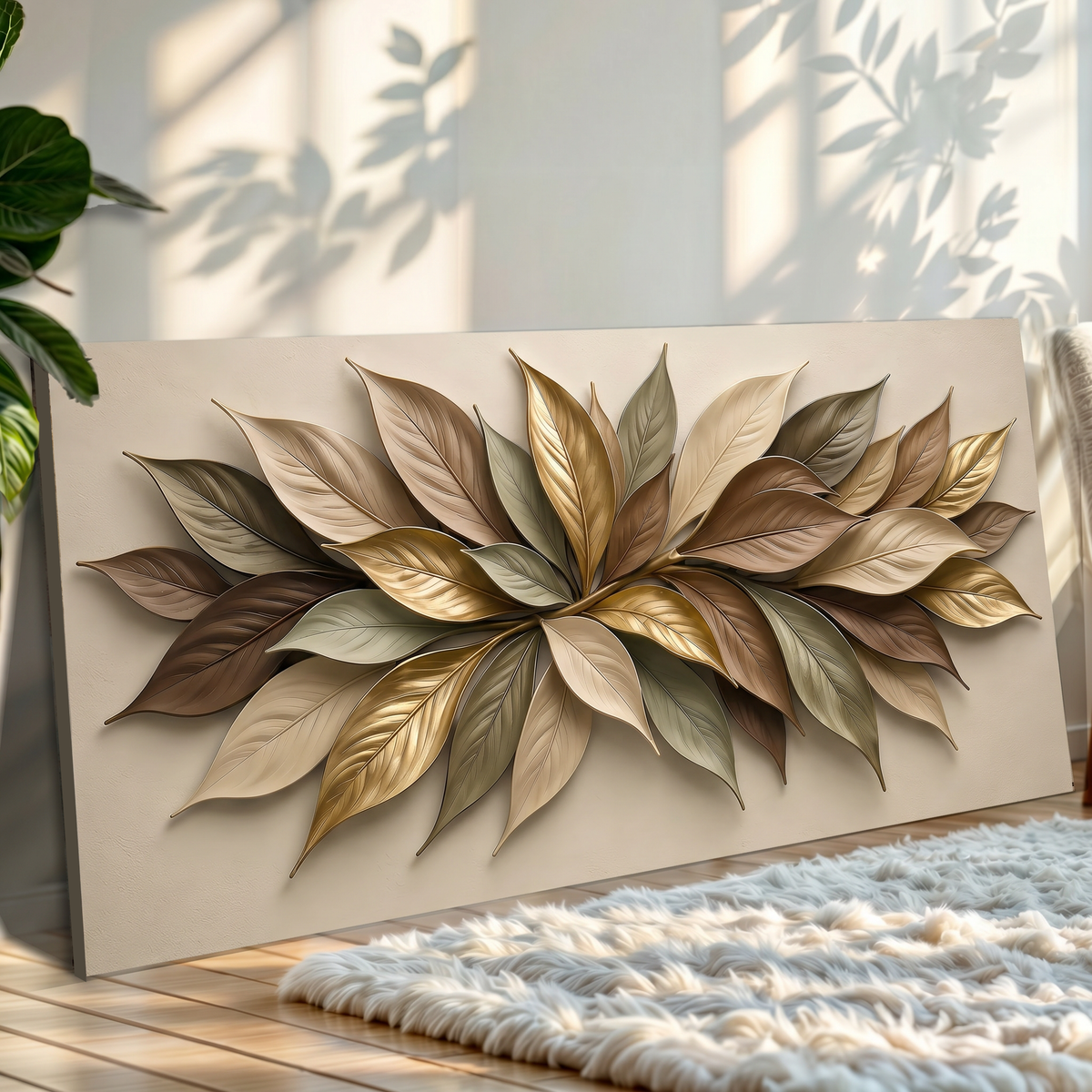 Earthtone Golden Petals