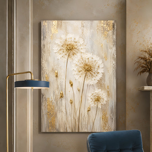 Elegant Golden Dandelions