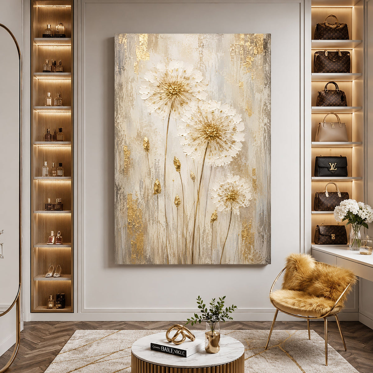 Elegant Golden Dandelions