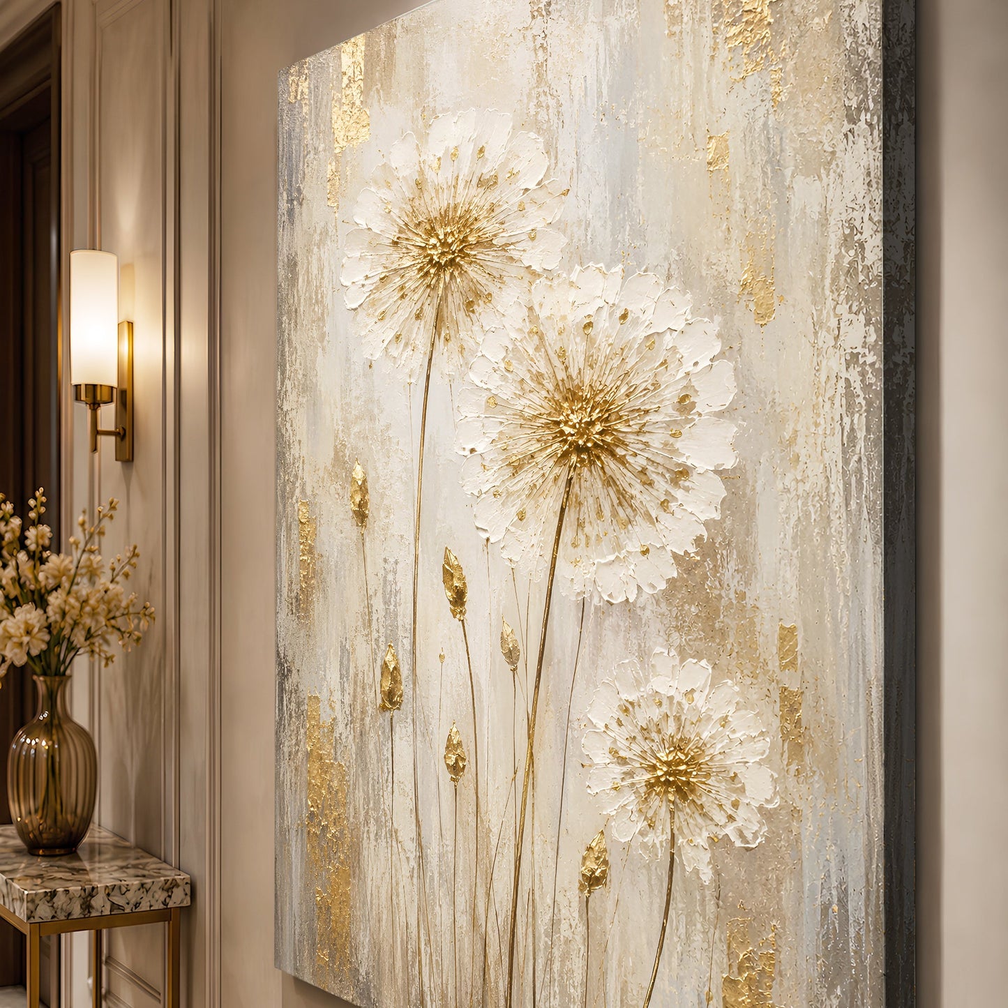 Elegant Golden Dandelions