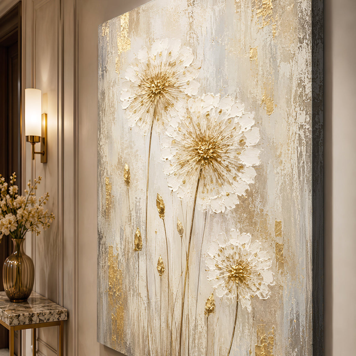 Elegant Golden Dandelions