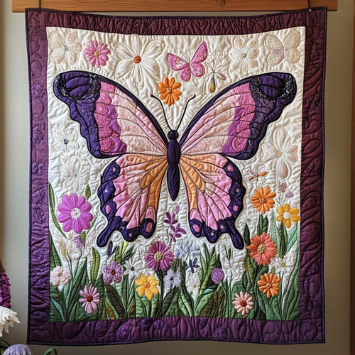 Elegant Flier Quilted Blanket - Throw (55" x 60")