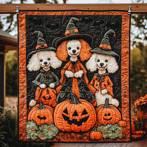 Elegant Paws Quilted Blanket - Throw (55" x 60")