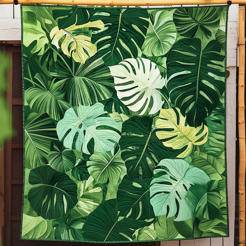 Emerald Canopy Quilted Blanket - Throw (55" x 60")