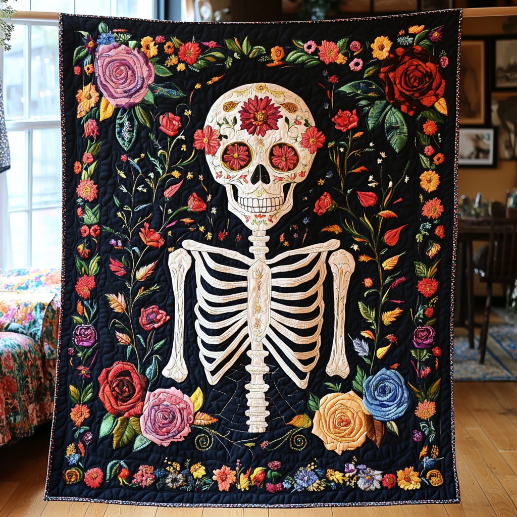 Eternal Life Quilted Blanket - Throw (55" x 60")